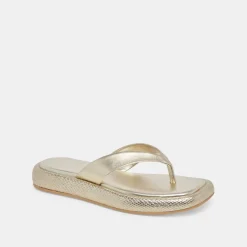 ADIN SANDALS PLATINUM DISTRESSED LEATHER