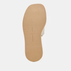 AISHA SANDALS IVORY LEATHER