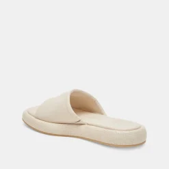 AISHA SANDALS IVORY LEATHER