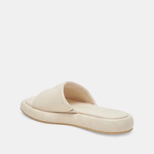 AISHA SANDALS IVORY LEATHER