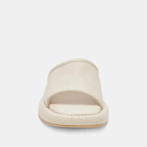 AISHA SANDALS IVORY LEATHER