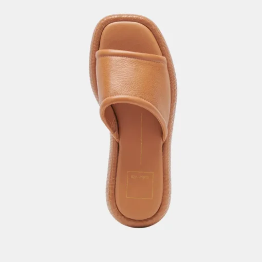 AISHA SANDALS TAN LEATHER