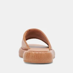 AISHA SANDALS TAN LEATHER