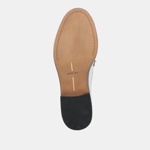 ALIANE LOAFERS SILVER DISTRESSED LEATHER