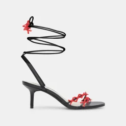 AMELIE HEELS BLACK MULTI STELLA