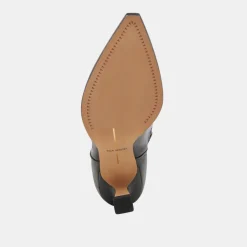 ANGEL BOOTIES BLACK LEATHER