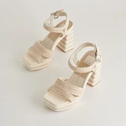 ANIRA PEARL HEELS IVORY PEARLS