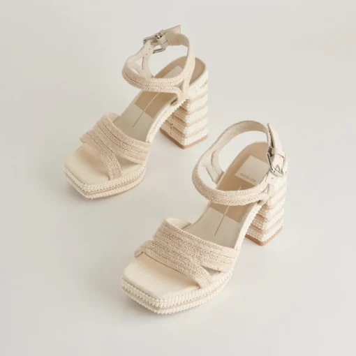 ANIRA PEARL HEELS IVORY PEARLS