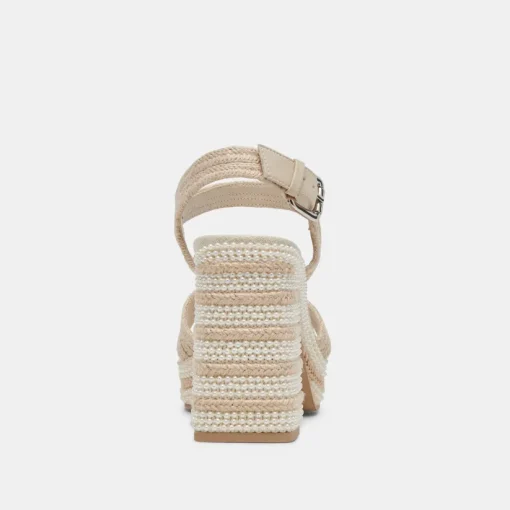 ANIRA PEARL HEELS IVORY PEARLS