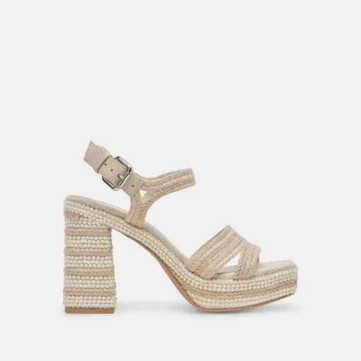 ANIRA PEARL HEELS IVORY PEARLS