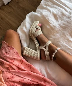 ANIRA PEARL HEELS IVORY PEARLS
