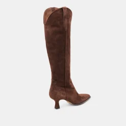 ARIANA BOOTS DK BROWN SUEDE