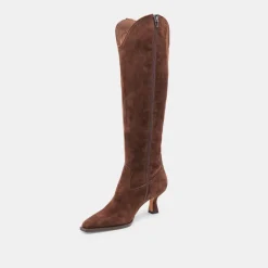 ARIANA BOOTS DK BROWN SUEDE