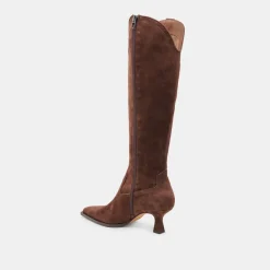 ARIANA BOOTS DK BROWN SUEDE