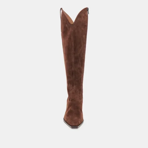 ARIANA BOOTS DK BROWN SUEDE