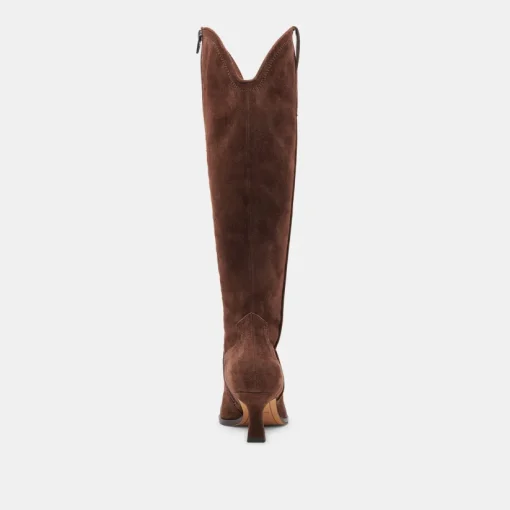 ARIANA BOOTS DK BROWN SUEDE