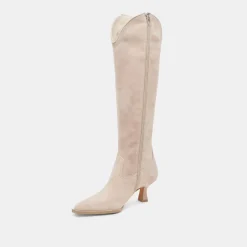 ARIANA BOOTS TAUPE SUEDE
