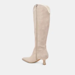 ARIANA BOOTS TAUPE SUEDE