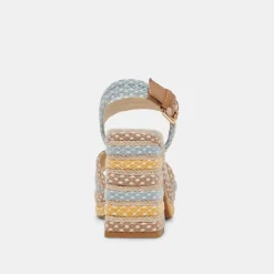 ARNELA HEELS CITRUS MULTI WOVEN