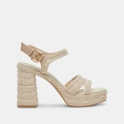 ARNELA HEELS DUNE MULTI WOVEN