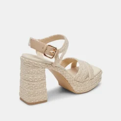 ARNELA HEELS DUNE MULTI WOVEN