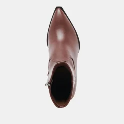 ARYA BOOTS CHOCOLATE LEATHER
