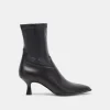 ARYA WIDE CALF BOOTS BLACK LEATHER