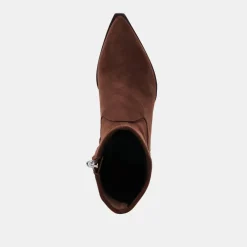 ARYA WIDE CALF BOOTS DK BROWN STELLA SUEDE