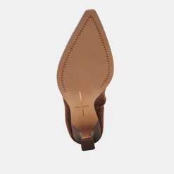 ARYA WIDE CALF BOOTS DK BROWN STELLA SUEDE