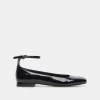 ASHYA BALLET FLATS MIDNIGHT CRINKLE PATENT