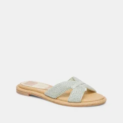 ATOMIC WIDE SANDALS MINT RAFFIA