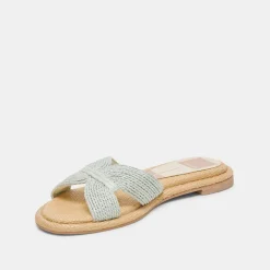 ATOMIC WIDE SANDALS MINT RAFFIA