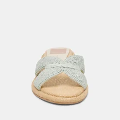 ATOMIC WIDE SANDALS MINT RAFFIA