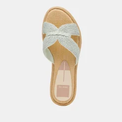 ATOMIC WIDE SANDALS MINT RAFFIA