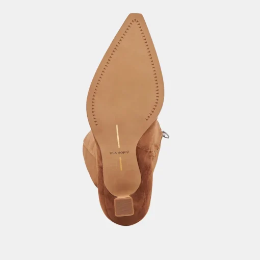 AUGGIE WIDE CALF BOOTS BROWN SUEDE