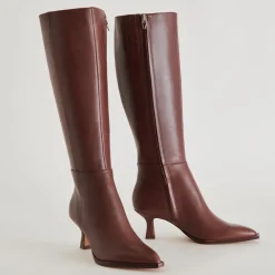 AUGGIE WIDE CALF BOOTS CHOCOLATE LEATHER