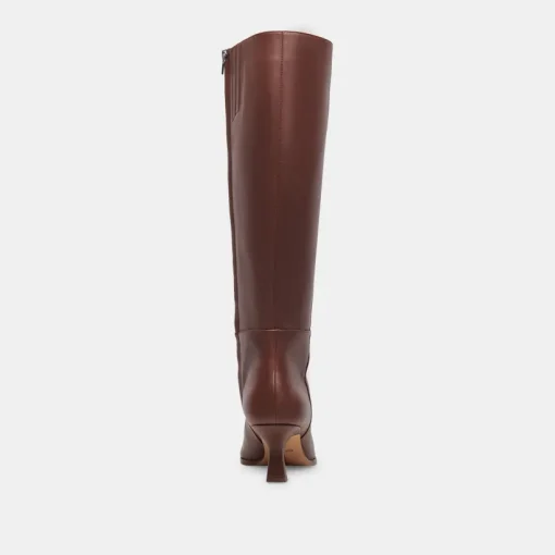 AUGGIE WIDE CALF BOOTS CHOCOLATE LEATHER