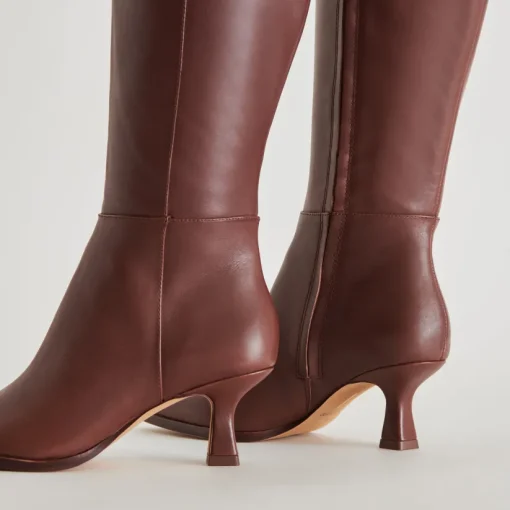 AUGGIE WIDE CALF BOOTS CHOCOLATE LEATHER