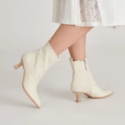 AUSTIN BOOTS IVORY DENIM
