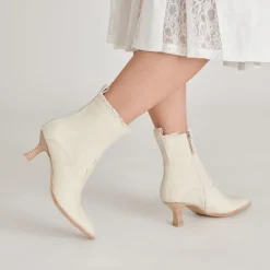 AUSTIN BOOTS IVORY DENIM