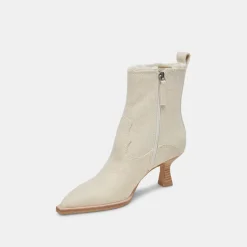 AUSTIN BOOTS IVORY DENIM