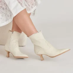 AUSTIN BOOTS IVORY DENIM