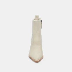 AUSTIN BOOTS IVORY DENIM