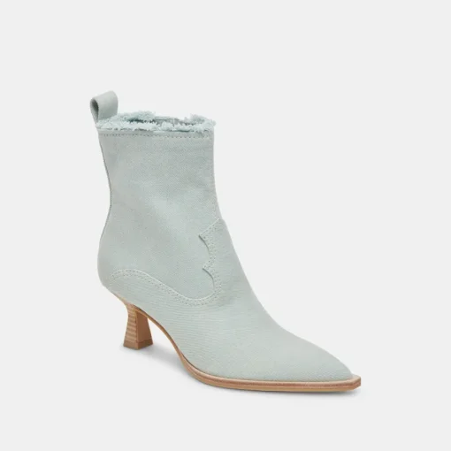 AUSTIN BOOTS LIGHT BLUE DENIM