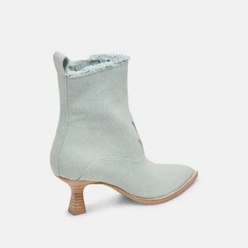 AUSTIN BOOTS LIGHT BLUE DENIM