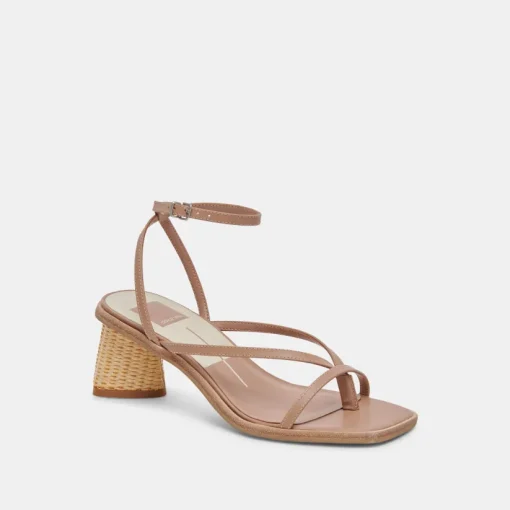 BANITA WIDE SANDALS CAFE LEATHER