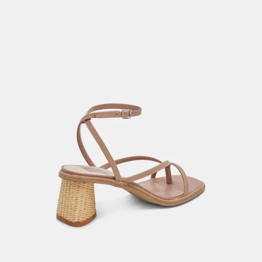 BANITA WIDE SANDALS CAFE LEATHER