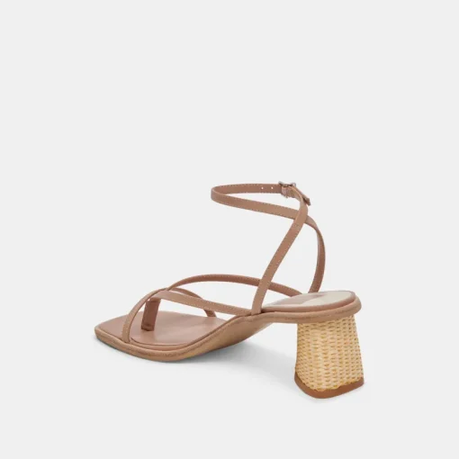 BANITA WIDE SANDALS CAFE LEATHER