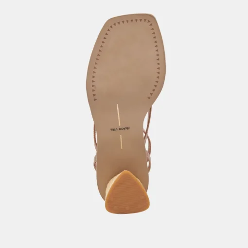 BANITA WIDE SANDALS CAFE LEATHER