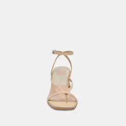 BANITA WIDE SANDALS LT NATURAL RAFFIA